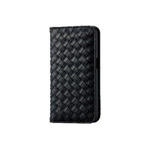 エレコム Galaxy S6用ソフトレザー メッシュ PD-SCGS6PLFYMBK