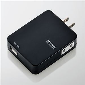 エレコム iPhone用 USB充電ポート付きタップ T-UH01-11100BK
