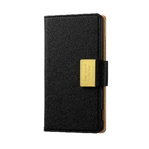 エレコム Xperia（TM） Z4用ソフトレザー for Girl PM-SOZ4PLFBBK
