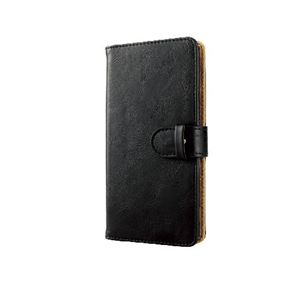 エレコム Xperia（TM） Z4用ソフトレザーカバー PM-SOZ4PLFYDBK