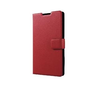 エレコム SoftBank 404SH用レザーケース（薄型スナップ） PS-SH404PLFSNRD