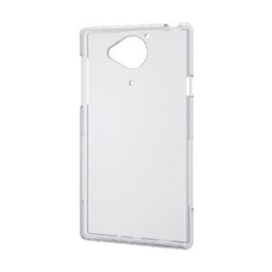 エレコム SoftBank AQUOS Xx用ソフトケース PS-SH404UCTCR
