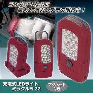 ジャステム 充電式LEDライト ミラクルFL22 810162