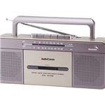 オーム電機 AM／FM ステレオラジカセ 外部マイクジャック付き RCS-S708M