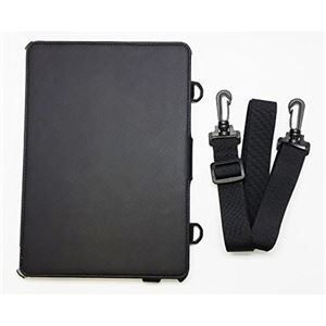 ブライトンネット iPad Air2用レザースタンドケース ベルト付き ビジネスモデル BI-IPAD6BTCASE／BK