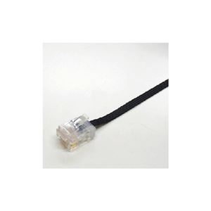 ミヨシ カテ6フラットケーブル30m ブラック TWF-630BK