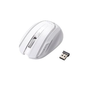 エレコム アイドリングストップ機能搭載 5ボタンワイヤレスマウス M-WK01DBWH