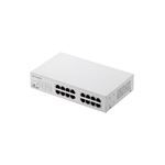 エレコム 10／100Mbps対応スイッチングHub／16ポート／金属筐体／電源内蔵モデル／ホワイト EHC-F16MN-HW