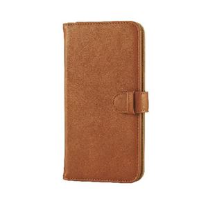 エレコム iPhone6s Plus／6 Plus用ソフトレザーカバー／スナップ／ブラウン PM-A15LPLFDSNBR
