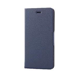 エレコム iPhone6s Plus／6 Plus用ソフトレザーカバー／薄型／ネイビー PM-A15LPLFUMBU