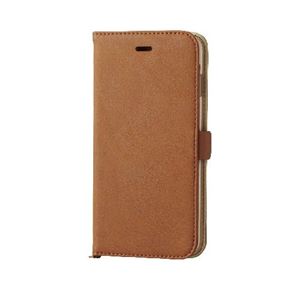 エレコム iPhone6s Plus／6 Plus用ソフトレザーカバー／磁石タイプ／ブラウン PM-A15LPLFYBR