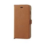 エレコム iPhone6s Plus／6 Plus用ソフトレザーカバー／磁石タイプ／ブラウン PM-A15LPLFYBR