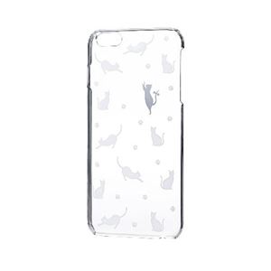 エレコム iPhone6s Plus／6 Plus用シェルカバー／アップルテクスチャー／ネコ PM-A15LPVAT03