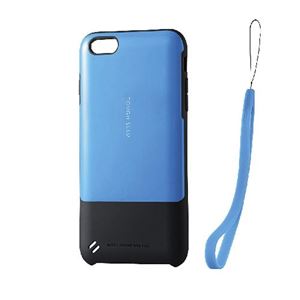 エレコム iPhone6s Plus／6 Plus用TOUGH SLIMケース／ブルー PM-A15LTSBU