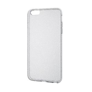 エレコム iPhone6s Plus／6 Plus用ソフトケース／ラメ／パーフェクトクリア（シルバーラメ） PM-A15LUCTBCR