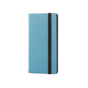 エレコム iPhone6s／6用手帳型カバー／ゴムバンド付／ターコイズグリーン PM-A15PLFCGN