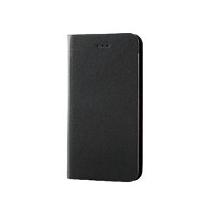 エレコム iPhone6s／6用本革（スプリット）カバー／ブラック PM-A15PLFHBK