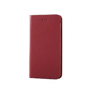 エレコム iPhone6s／6用本革（スプリット）カバー／レッド PM-A15PLFHRD