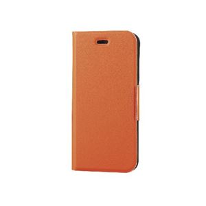 エレコム iPhone6s／6用ソフトレザーカバー／薄型／オレンジ PM-A15PLFUMDR