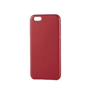 エレコム iPhone6s／6用ソフトレザーオープンカバー／レッド PM-A15PLORD