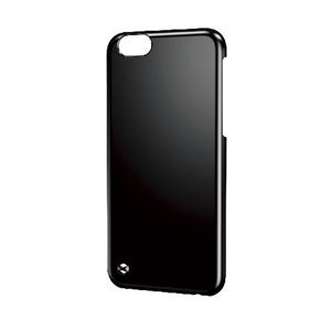 エレコム iPhone6s／6用シェルカバー／ストラップホール付／ブラック PM-A15PVSTBK