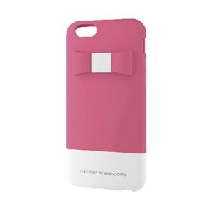 エレコム iPhone6s／6用シリコンケース／リボン／ピンク PM-A15SCG03