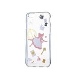 エレコム iPhone6s／6用ソフトケース／アップルテクスチャー／アリス（カラー） PM-A15UCAT01