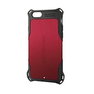 エレコム iPhone6s／6用ZEROSHOCKケース／レッド PM-A15ZERORD