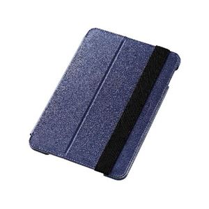 エレコム iPad mini 4／ソフトレザーケース／2段階調節／ブルー TB-A15SPLF1BU