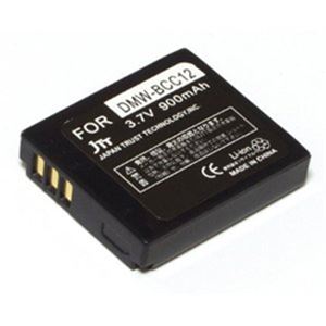 （まとめ）日本トラストテクノロジー MyBattery HQ Panasonic DMW-BCC12互換バッテリー【×3セット】
