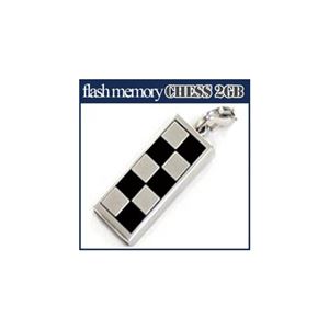（まとめ）アッシー フラッシュメモリ My Memoria CHESS 2GB（ブラック） AS-DW2GB-CB【×3セット】