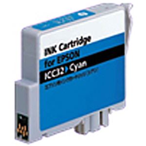 （まとめ）アッシー プリンター互換インク エプソン用 シアン AS-ICC32【×5セット】