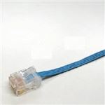 （まとめ）ミヨシ MCO カテゴリー6準拠フラットLANケーブル（3M） TWF-603BL【×5セット】