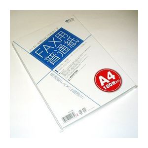 （まとめ）ミヨシ MCO 汎用FAX用紙 FXP-180【×10セット】