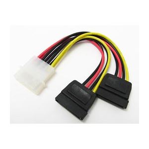 （まとめ）MCO SATA用電源変換ケーブル2分岐 JDH-DS2／15【×10セット】