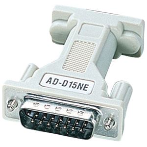 （まとめ）サンワサプライ モニタ変換アダプタ AD-D15NE【×3セット】