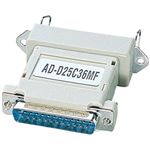 （まとめ）サンワサプライ プリンタアダプタ AD-D25C36MF【×3セット】