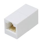 （まとめ）サンワサプライ RJ-45用中継アダプタ（エンハンスドカテゴリ5） ADT-EX-5EK【×5セット】