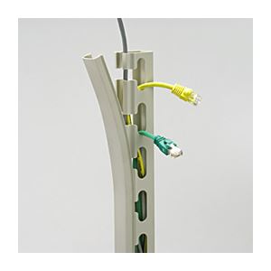 （まとめ）サンワサプライ ケーブルダクト（長さ1200mm） CA-D25L【×2セット】