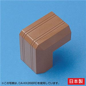 （まとめ）サンワサプライ ケーブルカバー（出角、ブラウン） CA-KK17BRD【×50セット】
