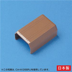 （まとめ）サンワサプライ ケーブルカバー（直線、ブラウン） CA-KK17BRJ【×50セット】