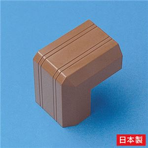（まとめ）サンワサプライ ケーブルカバー（出角、ブラウン） CA-KK26BRD【×20セット】