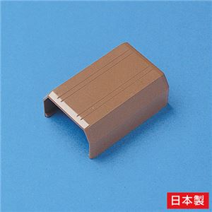 （まとめ）サンワサプライ ケーブルカバー（直線、ブラウン） CA-KK26BRJ【×20セット】