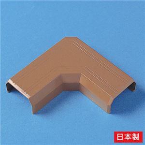 （まとめ）サンワサプライ ケーブルカバー（L型、ブラウン） CA-KK26BRL【×20セット】