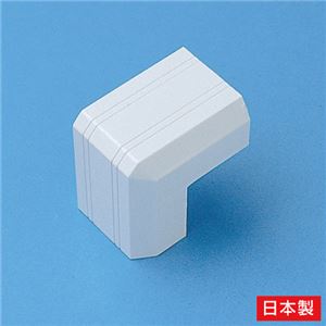 （まとめ）サンワサプライ ケーブルカバー（出角、ホワイト） CA-KK26D【×20セット】