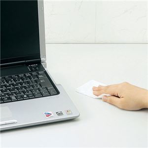 （まとめ）サンワサプライ OAウェットティッシュ（強力タイプ） CD-WT6P30【×10セット】
