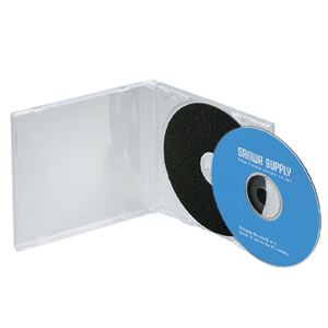 （まとめ）サンワサプライ CD-ROMプラケース（3枚セット） FCD-1M【×10セット】