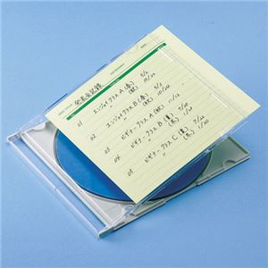 （まとめ）サンワサプライ 手書き用インデックスカード（グリーン） JP-IND6G【×10セット】