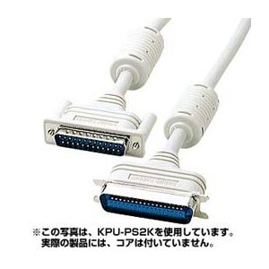 （まとめ）サンワサプライ プリンタケーブル（1m） KPU-PS2-1K【×3セット】