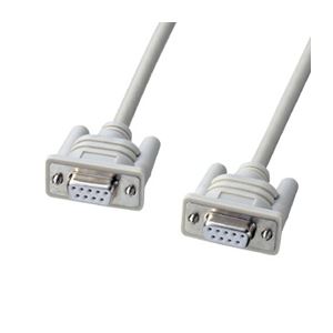 （まとめ）サンワサプライ エコRS-232Cケーブル（3m） KR-ECM3【×2セット】